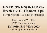 Entreprenørfirma Frederik G. Hansen ApS